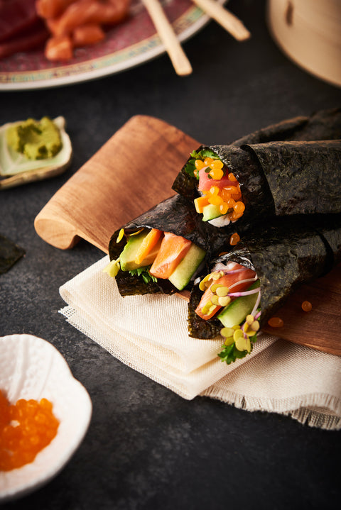 How to Make Temaki Sushi Hand Rolls