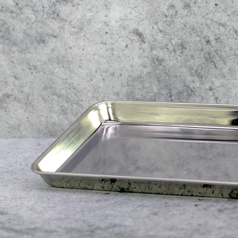 Japanese Stainless Steel Oven Pan / Service Tray, 9", 218x153mm