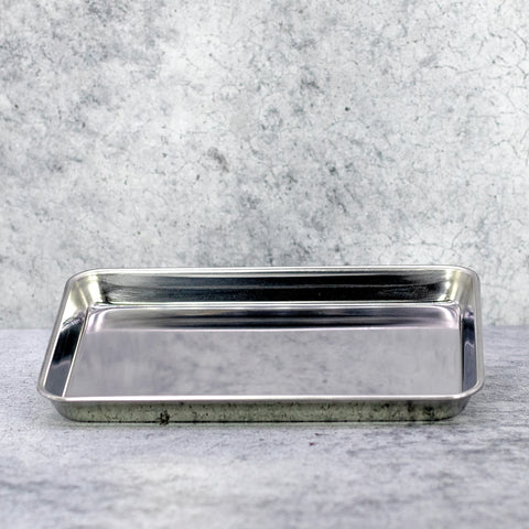 Japanese Stainless Steel Oven Pan / Service Tray, 9", 218x153mm