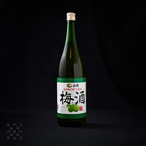 A 1.8L bottle of Hakutsuru Kishu Umeshu