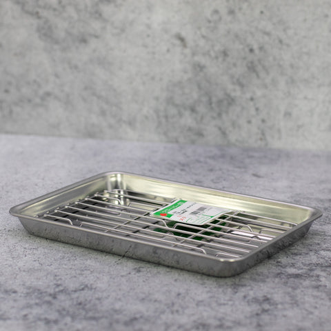 Japanese Stainless Steel Drainer insert for 8" Service Tray, 177x117mm