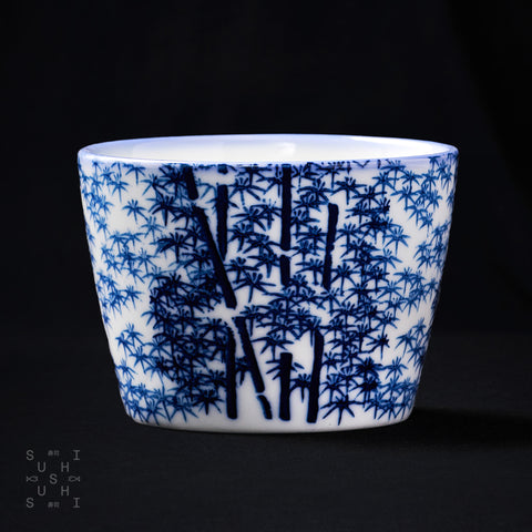 Saikai Bamboo Pattern Teacup