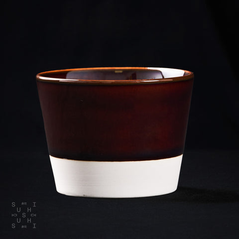 Small Brown Saikai Cup