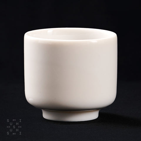 White Ceramic Ochoko Sake Tasting Cup 60ml