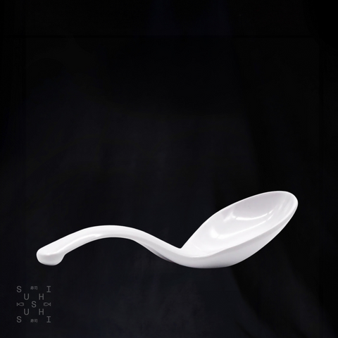 White Ramen Spoon