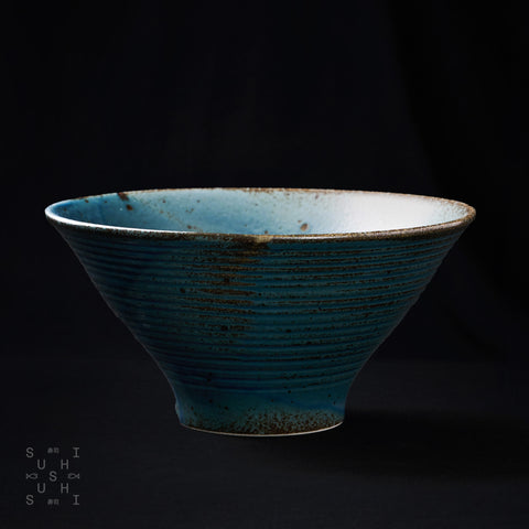 Showa Seito Blue Ramen Bowl 200mm