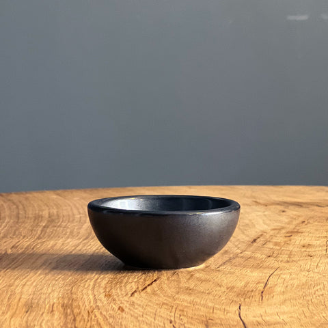 Ceramic Dipping Dish Gunmetal Grey 6cm