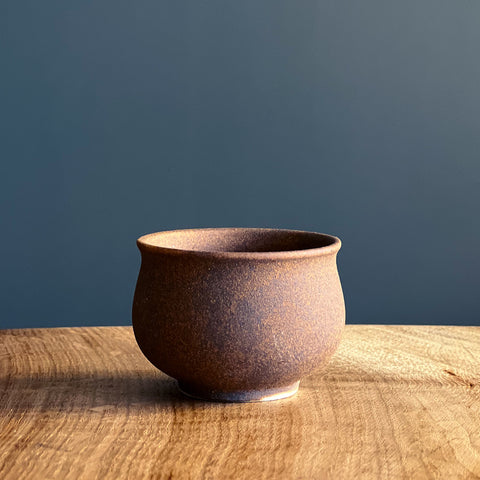 Rustic Brown Sake Cup