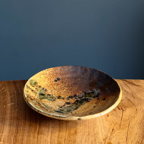 Shigaraki Oribe Side Plate 16cm