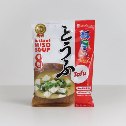 Marukome Instant Miso With Tofu 8 Sachets 152g (Date 05/09/19) | SushiSushi