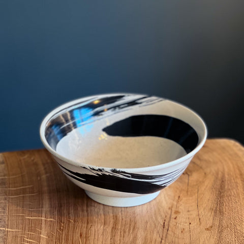 Gokubrush Ramen Bowl White 212mm